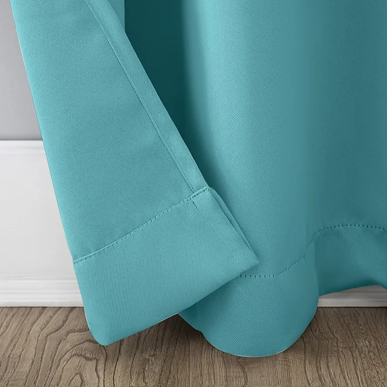 Sun Zero Riley Grommet Top Energy Saving Blackout Single Curtain Panel