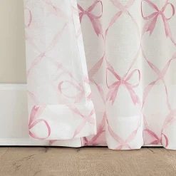 Sun Zero Romy Tie Top Sheer Single Curtain Panel