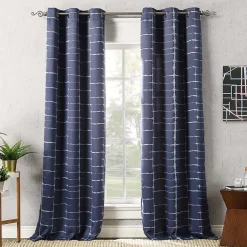 Sun Zero Saki Grommet Top Energy Saving Blackout Single Curtain Panel