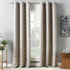 Sun Zero Saki Grommet Top Energy Saving Blackout Single Curtain Panel