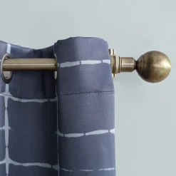 Sun Zero Saki Grommet Top Energy Saving Blackout Single Curtain Panel