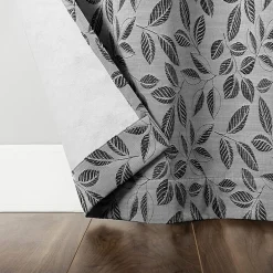 Sun Zero Satti Grommet Top 100% Blackout Single Curtain Panel