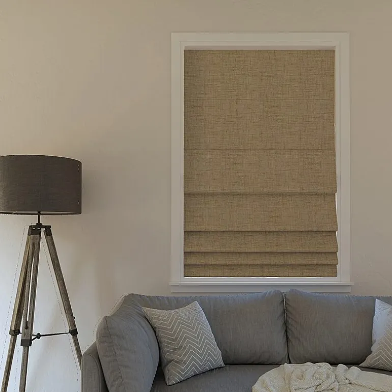 Sun Zero Somerton Energy Saving Cordless Blackout Roman Shade