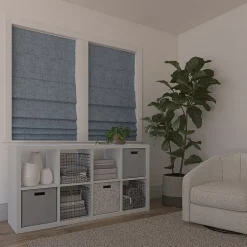 Sun Zero Somerton Energy Saving Cordless Blackout Roman Shade