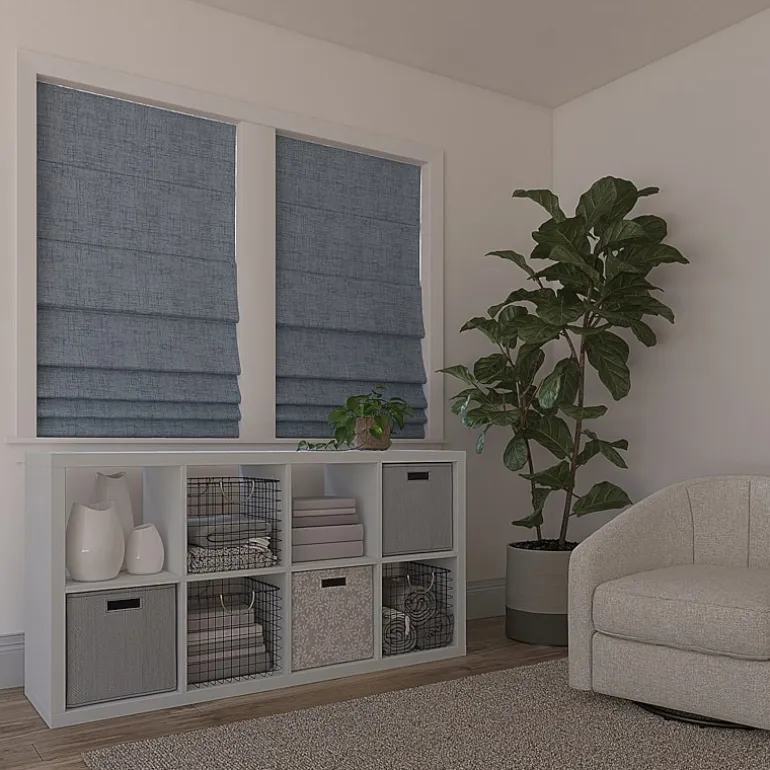 Sun Zero Somerton Energy Saving Cordless Blackout Roman Shade