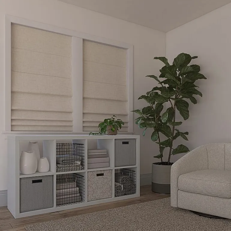 Sun Zero Somerton Energy Saving Cordless Blackout Roman Shade