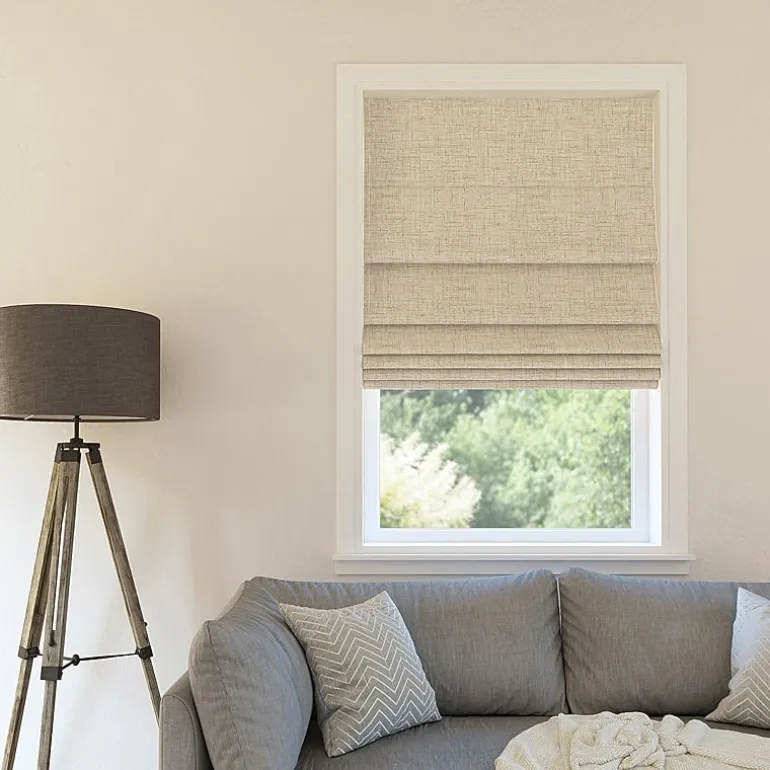 Sun Zero Somerton Energy Saving Cordless Blackout Roman Shade