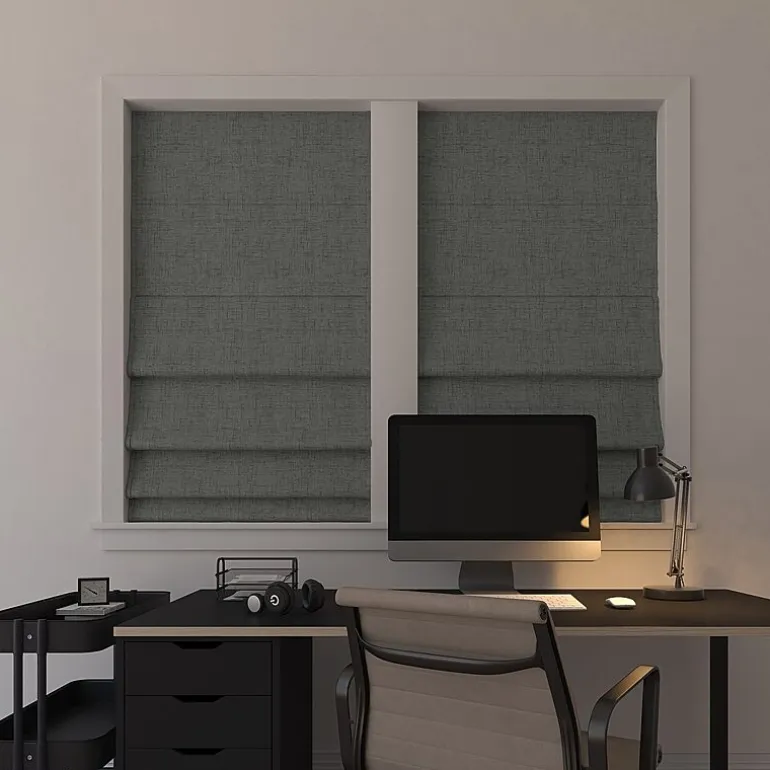 Sun Zero Somerton Energy Saving Cordless Blackout Roman Shade