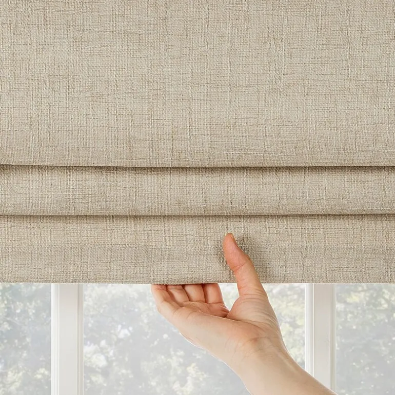 Sun Zero Somerton Energy Saving Cordless Blackout Roman Shade