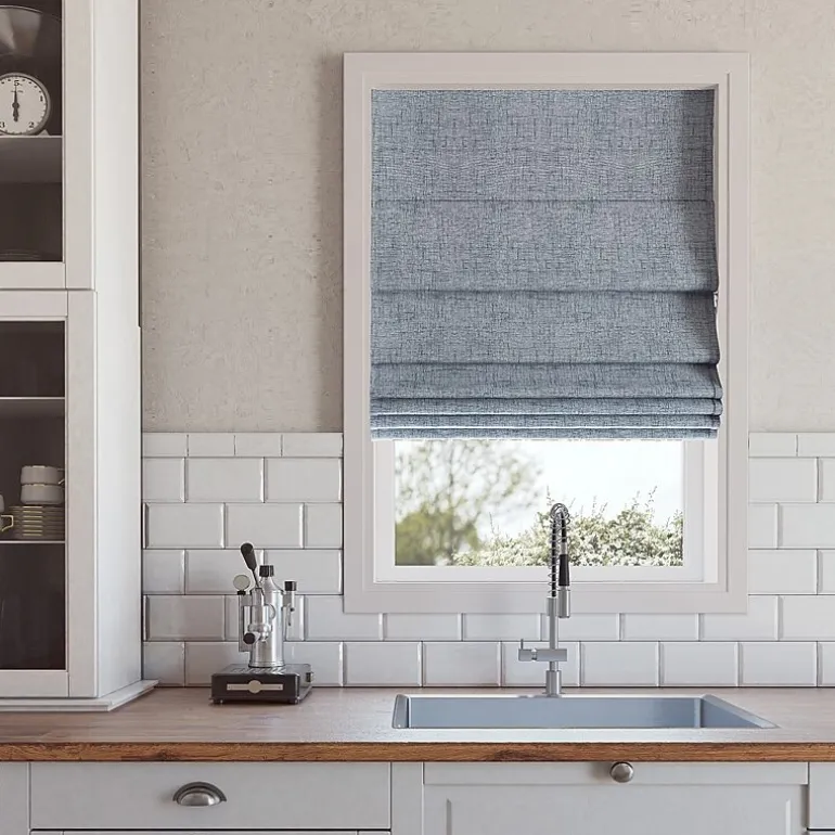 Sun Zero Somerton Energy Saving Cordless Blackout Roman Shade