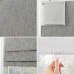 Sun Zero Somerton Energy Saving Cordless Blackout Roman Shade