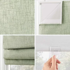 Sun Zero Somerton Energy Saving Cordless Blackout Roman Shade