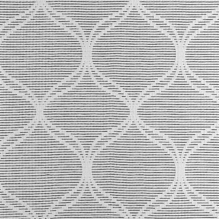 Sun Zero Tikal Woven Ogee Grommet Top Light-Filtering Single Curtain Panel