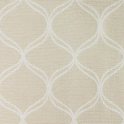 Sun Zero Tikal Woven Ogee Grommet Top Light-Filtering Single Curtain Panel