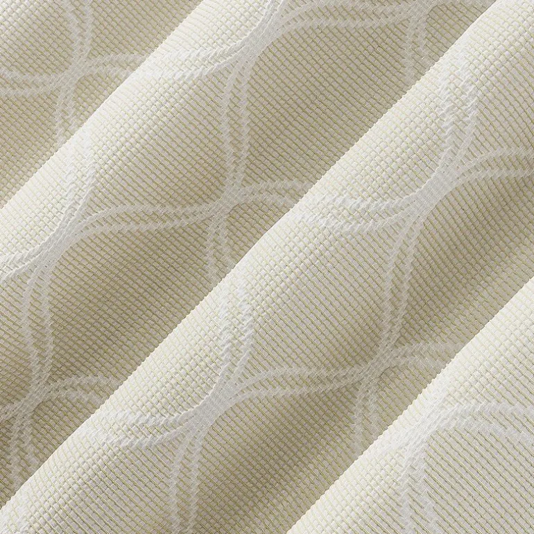 Sun Zero Tikal Woven Ogee Grommet Top Light-Filtering Single Curtain Panel