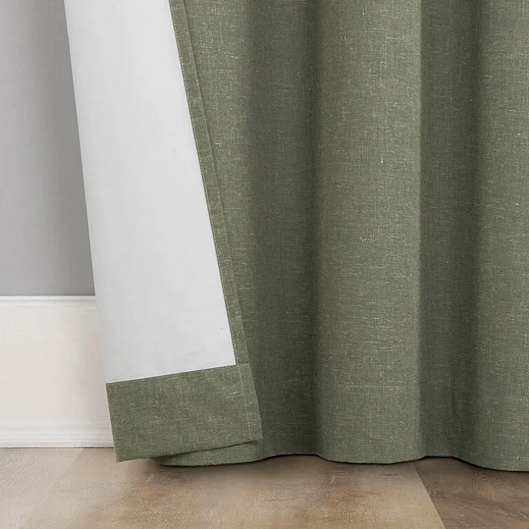 Sun Zero Treviso Back Tab Energy Saving 100% Blackout Single Curtain Panel