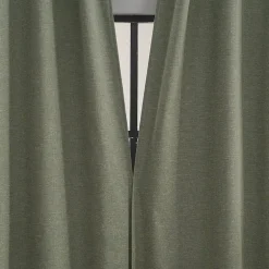 Sun Zero Treviso Back Tab Energy Saving 100% Blackout Single Curtain Panel