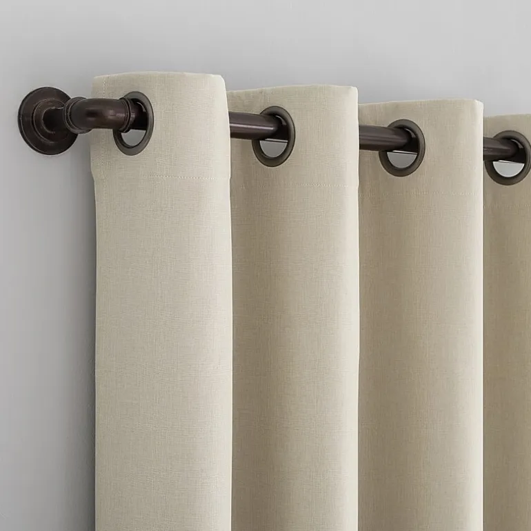 Sun Zero Tyrell Grommet Top Energy Saving 100% Blackout Single Curtain Panel