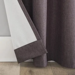 Sun Zero Tyrell Grommet Top Energy Saving 100% Blackout Single Curtain Panel
