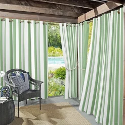 Sun Zero Valencia Grommet Top Energy Saving Light-Filtering Single Curtain Panel