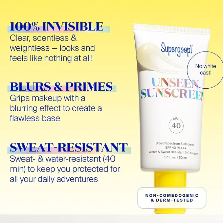 Supergoop Unseen Sunscreen Spf 40 1.7oz