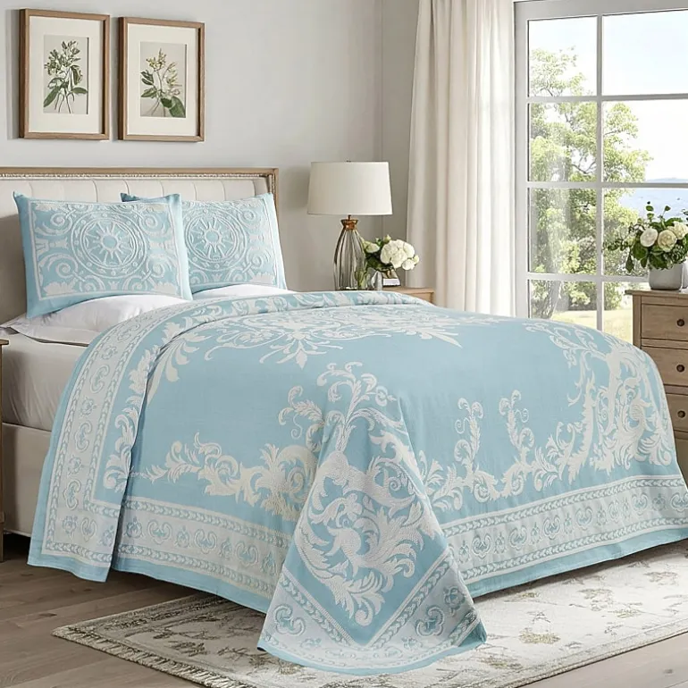 SUPERIOR® Adalie Medallion Cotton Poly Reversible Jacquard Bedspread