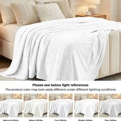 SUPERIOR® Alaska Diamond Quilted Polyester Fleece Multi-Use Throw