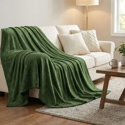 SUPERIOR® Alaska Diamond Quilted Polyester Fleece Multi-Use Throw