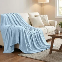 SUPERIOR® Alaska Diamond Quilted Polyester Fleece Multi-Use Throw
