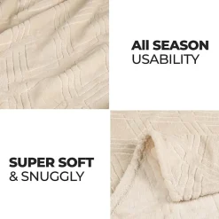 SUPERIOR® Alaska Diamond Quilted Polyester Fleece Multi-Use Throw