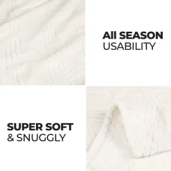 SUPERIOR® Alaska Diamond Quilted Polyester Fleece Multi-Use Throw