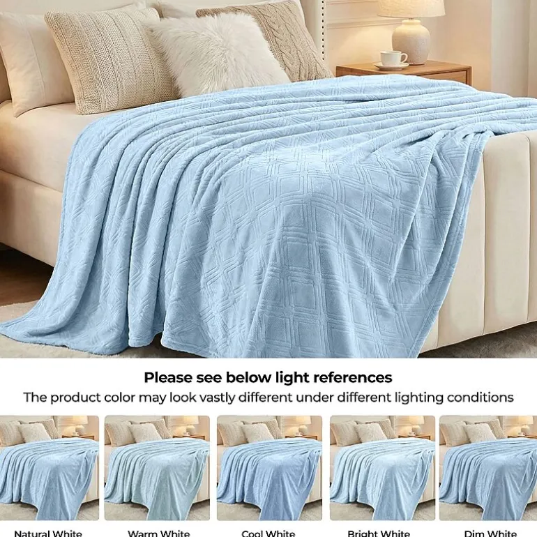 SUPERIOR® Alaska Diamond Quilted Polyester Fleece Multi-Use Throw