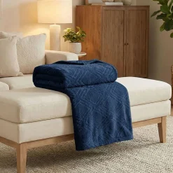 SUPERIOR® Alaska Diamond Quilted Polyester Fleece Multi-Use Throw
