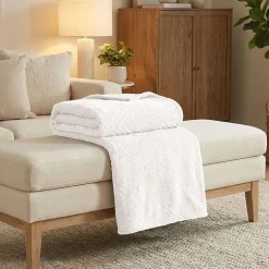 SUPERIOR® Alaska Diamond Quilted Polyester Fleece Multi-Use Throw