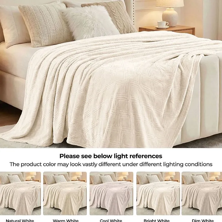 SUPERIOR® Alaska Diamond Quilted Polyester Fleece Multi-Use Throw