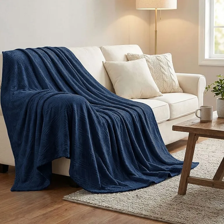 SUPERIOR® Alaska Diamond Quilted Polyester Fleece Multi-Use Throw