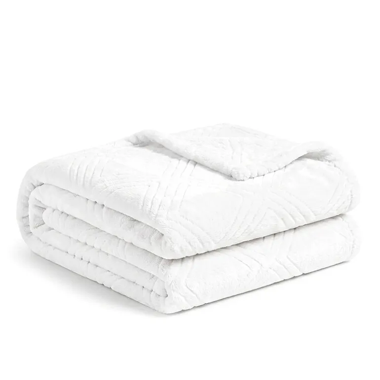 SUPERIOR® Alaska Diamond Quilted Polyester Fleece Multi-Use Throw