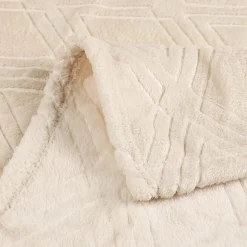 SUPERIOR® Alaska Diamond Quilted Polyester Fleece Multi-Use Throw