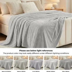 SUPERIOR® Alaska Diamond Quilted Polyester Fleece Multi-Use Throw