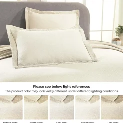 SUPERIOR® Basketweave Matelasse Cotton Woven Jacquard Bedspread
