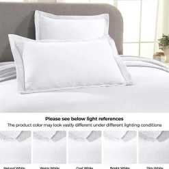 SUPERIOR® Basketweave Matelasse Cotton Woven Jacquard Bedspread
