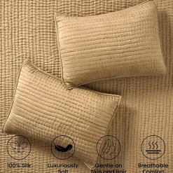 SUPERIOR® Bella Silk Handmade Luxury Quilt