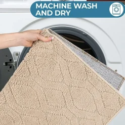 SUPERIOR® Brou 2-Pc Diamond Lattice Bath Rug