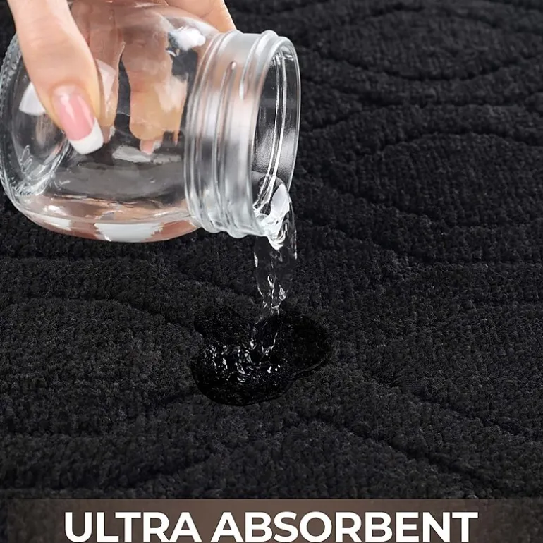 SUPERIOR® Brou 2-Pc Diamond Lattice Bath Rug