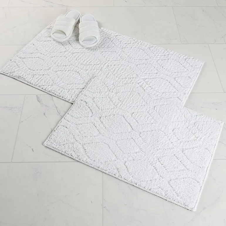 SUPERIOR® Brou 2-Pc Diamond Lattice Bath Rug