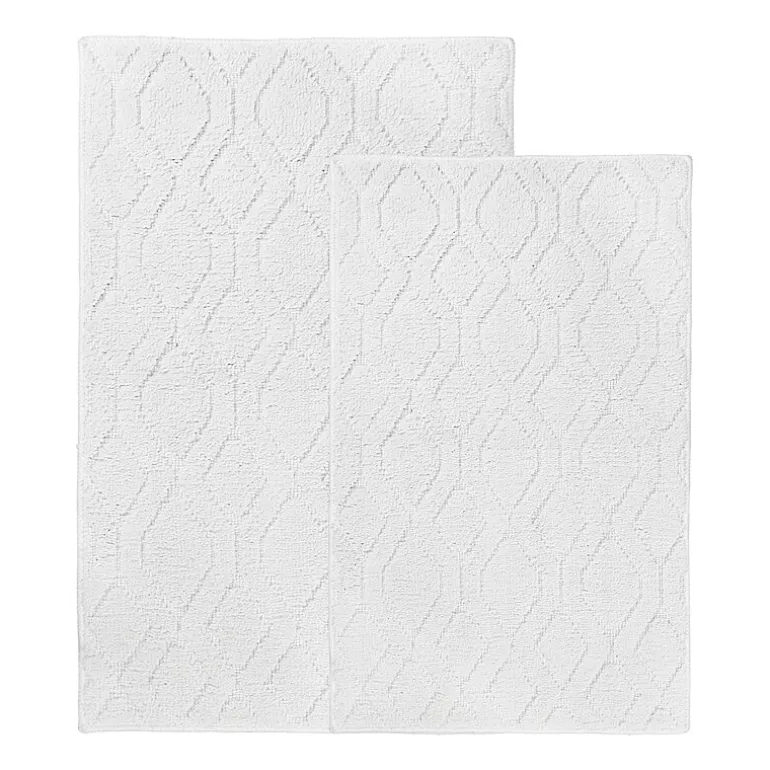 SUPERIOR® Brou 2-Pc Diamond Lattice Bath Rug