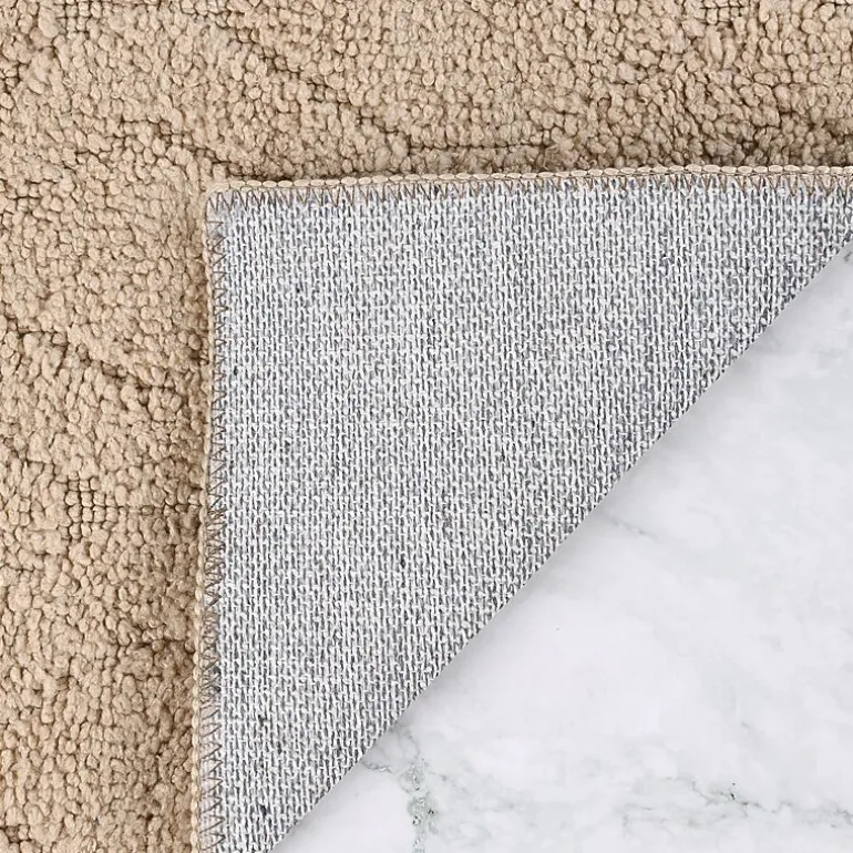 SUPERIOR® Brou 2-Pc Diamond Lattice Bath Rug