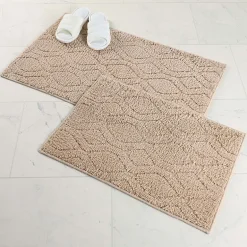 SUPERIOR® Brou 2-Pc Diamond Lattice Bath Rug