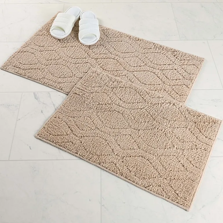 SUPERIOR® Brou 2-Pc Diamond Lattice Bath Rug