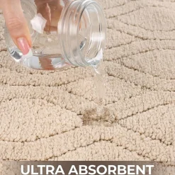 SUPERIOR® Brou 2-Pc Diamond Lattice Bath Rug
